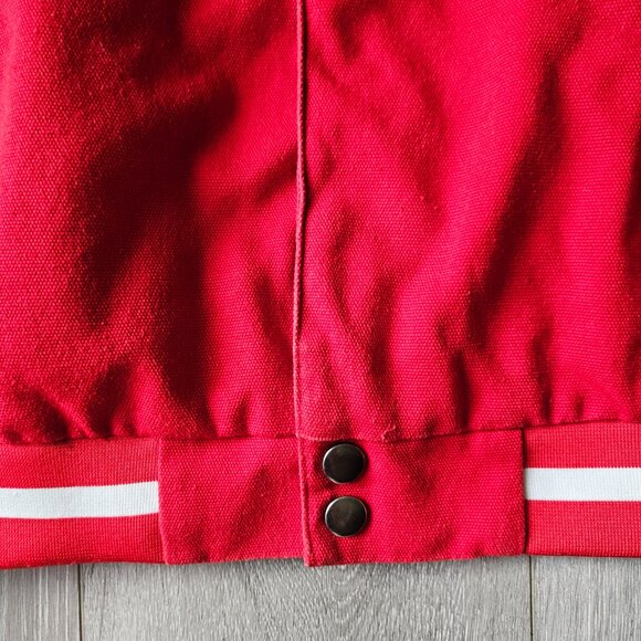 Forever 21 x Coca-Cola Red Multi Racing Bomber Jacket Men's Unisex See Desc. - Picture 6 of 12